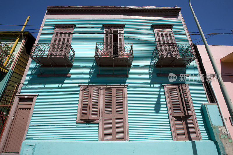 La Boca Turquoise House 布宜诺斯艾利斯